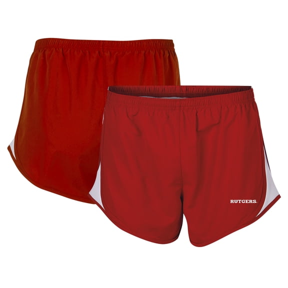 Women's Boxercraft Scarlet Rutgers Scarlet Knights Essential Lined Athletic Shorts