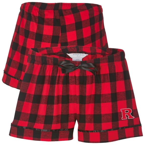 Women's Boxercraft Scarlet Rutgers Scarlet Knights Flannel Shorts