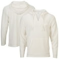 thumbnail image 1 of Women's Boxercraft White Kansas State Wildcats Baja Fleece V-Neck Pullover Hoodie, 1 of 3