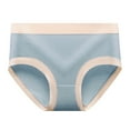 thumbnail image 1 of Women's Boy Shorts Underwear Women's Large Size Mid-Rise Panties Fashion Women's Panties Women's Panties Blue XL, 1 of 3