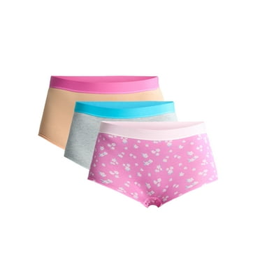Way to Celebrate Women's Boyshort Panties, 3-Pack, Sizes S-XXL