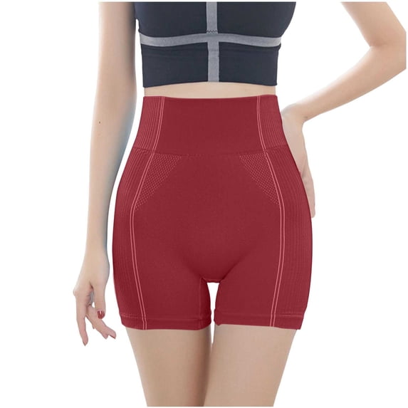 Women's Boyshort Shapewear Athletic High Waist Tummy Control Shorts Anti Chafing Thigh Slimmer Seamless Under Dress Body Shaper Free Size