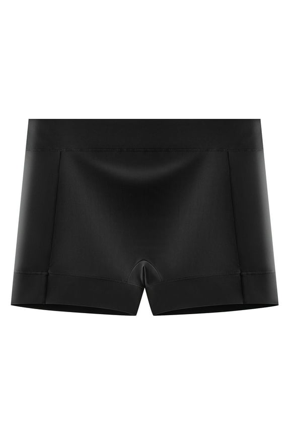 Women's Boyshort Underwear Full Coverage Flex Fit Bikini Boxer Briefs Breathable Mid Rise Boyshorts Shorts Panties, Black, 4X-Large