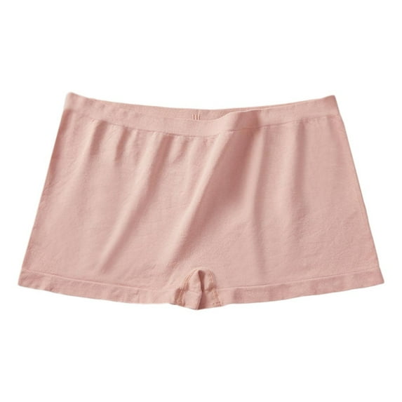 Women's Boyshorts Panties Cotton Boxer Briefs for Ladies Girl Underwear Shorts with Cotton Crotch Seamless Pants Comfortable Panties Pink S-3XL