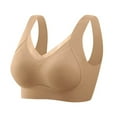 thumbnail image 1 of Women's Bra With Button Up Design No Warm Skin Mesh Underwear Women's Gathering And Adjustment Type Comfortable Without Steel Ring Bra Sports Brawls for Women Breathable Sports Bra Seamless Bras for, 1 of 6