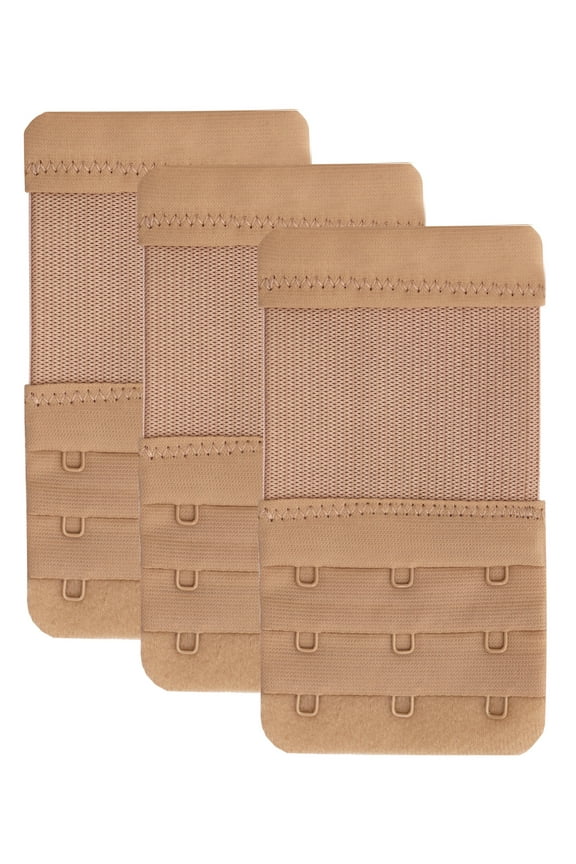 Women's Bra Extender 3 Hook,Stretchy Soft and Comfortable Bra Strap Extension