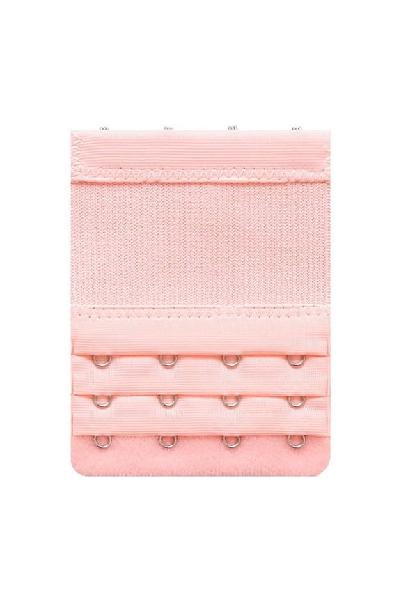 Women's Bra Extender 4 Hook, Soft Elastic Bra Extenders, Soft Comfortable Stretchy 4 Hook 3 Row Bra Strap Extender