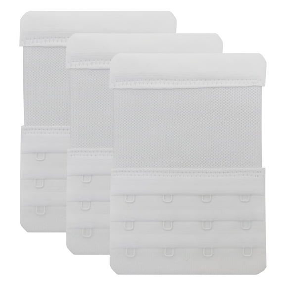 Women's Bra Extender 4 Hook,Stretchy Soft and Comfortable Bra Strap Extension