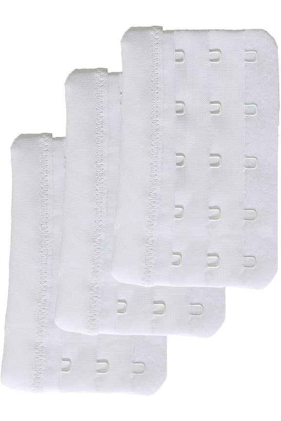 Women's Bra Extender 5 Hook Plus Size Bra Strap Extenders 3pcs-Pack