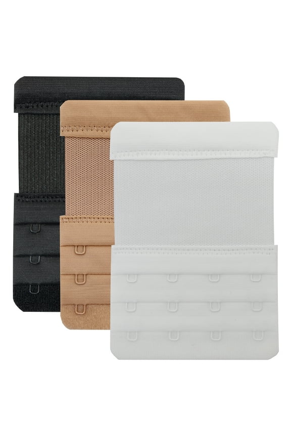 Women's Bra Extender4 Hook,Stretchy Soft and Comfortable Bra Strap Extension