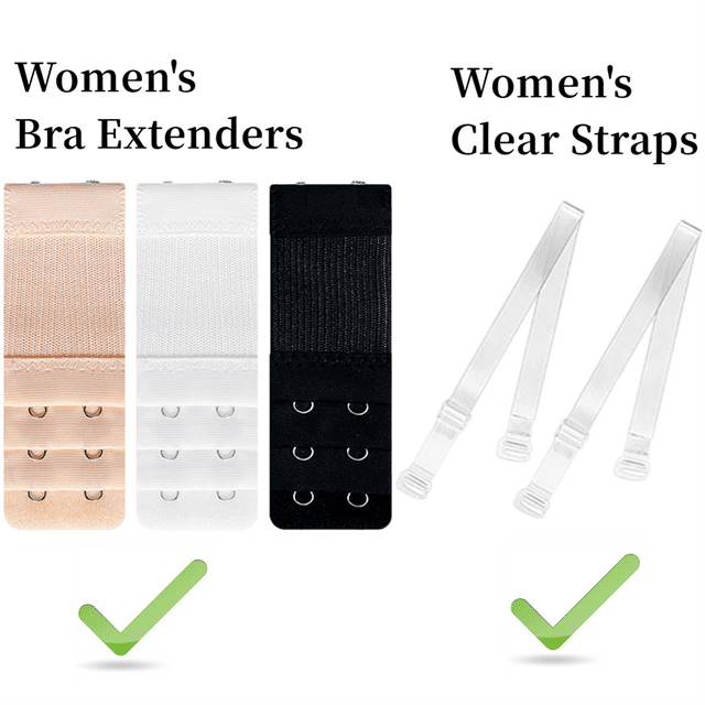 Women's Bra Extenders 1 Hook / 2 Hook / 3 Hook / 4 Hook Stretchy Soft Comfortable Bra Band