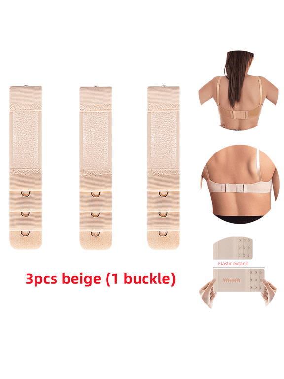 Women's Bra Extenders 1 Hook / 2 Hook / 3 Hook / 4 Hook Stretchy Soft Comfortable Bra Band Extension Strap