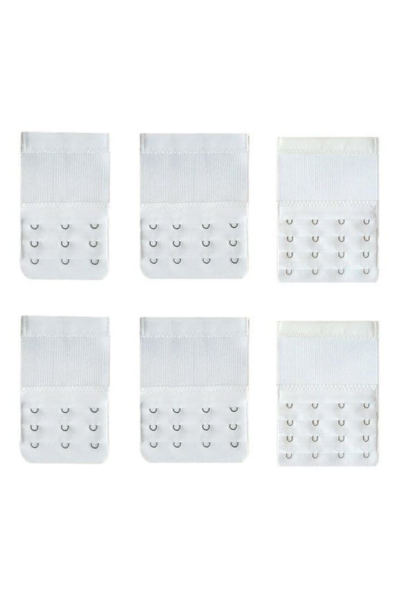 Women's Bra Extenders 2/3/4Hooks,Soft Comfortable and Stretchy Back Bra Extension Straps Bras Closure for Womens