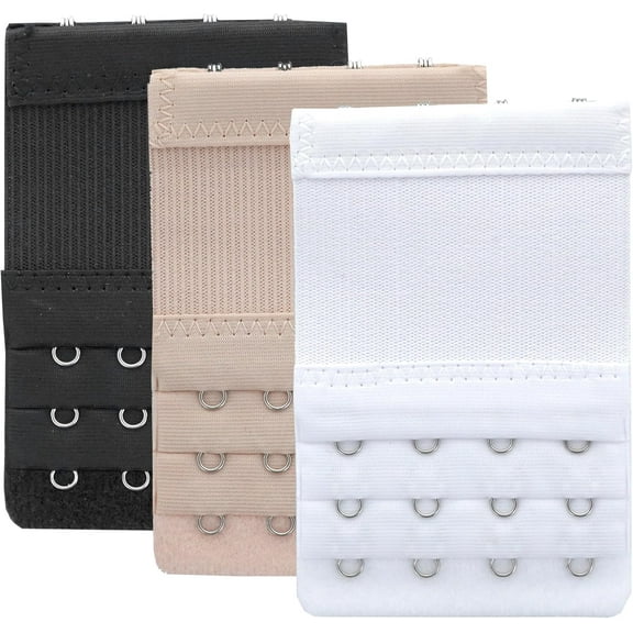 Women's Bra Extenders 5 Hook / 2 Hook / 4 Hook / 3 Hook Soft Comfortable Stretchy Bra Extension Strap Multicolor