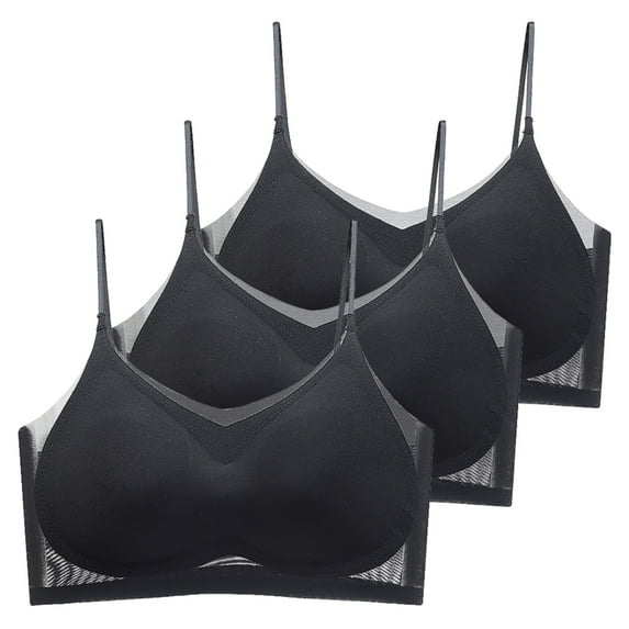 Women's Bra Plus Size Yoga Bra - Thin Wireless Moisture-Wicking, Women's Bra M