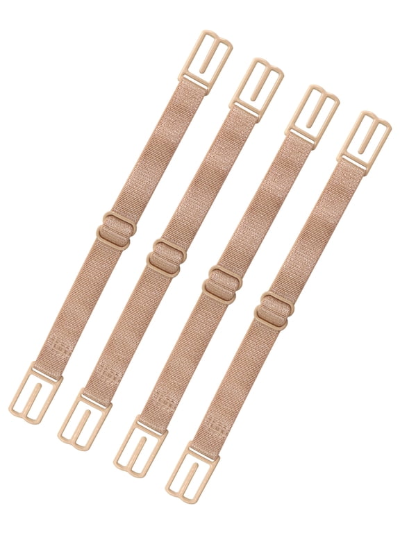 Women's Bra Strap Clips Holder Non-slip Adjustable (Bra Strap Clips Holder-Beige)