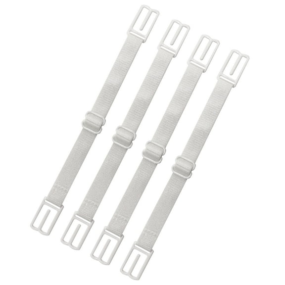 Women's Bra Strap Clips Holder Non-slip Adjustable (Bra Strap Clips Holder White)