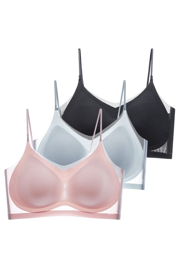 Women's Bra Women'S Thin Summer Bra - Breathable Ice Silk Bralette, Women's Bra XL