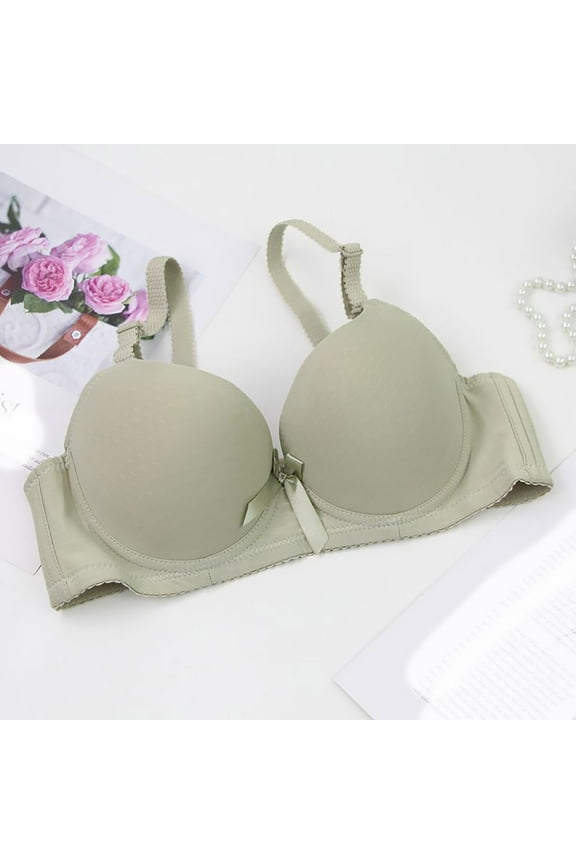 Women's Bra Women's Lingerie Solid Color Seamless Bra Plus Size Bra S-3XL