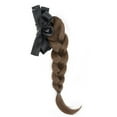 thumbnail image 1 of Synthetic Fiber Braid Ponytail Extension with Bowknot Claw Clip for Natural Lookings Women and Girl Braided Extension, 1 of 9