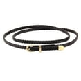 thumbnail image 1 of Women's Braided Pin Buckle Belt, Vintage Casual Thin Waist Rope Decorative Belt, 1 of 4