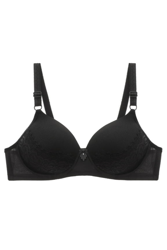 Women's Bras Wireless Under $5 Solid Color Back Buckle Thin Style Ventilate Bra Without Steel Rim