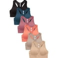 thumbnail image 1 of Women's Bras, Comfortable Yoga Tube Bralette Sports Bra, Free Size - Pack of 6, 1 of 2