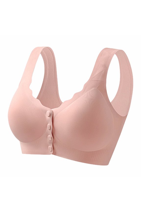 Women's Bras Fashionable And Casual Front Underwear for Elderly People Skin Friendly And Comfortable Bra Bra