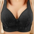 thumbnail image 1 of Women's Bras Front Closure Under $5 No Wire Lace Fashion Thin Style Ventilate Front Buckle Bra Without Steel Rim, 1 of 6