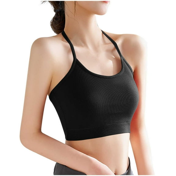 Women's Bras No Wire Comfort Choice Hanging Neck Beautiful Back Suspender With Chest Pad Bra Tube Top Bottom Wrap Top.