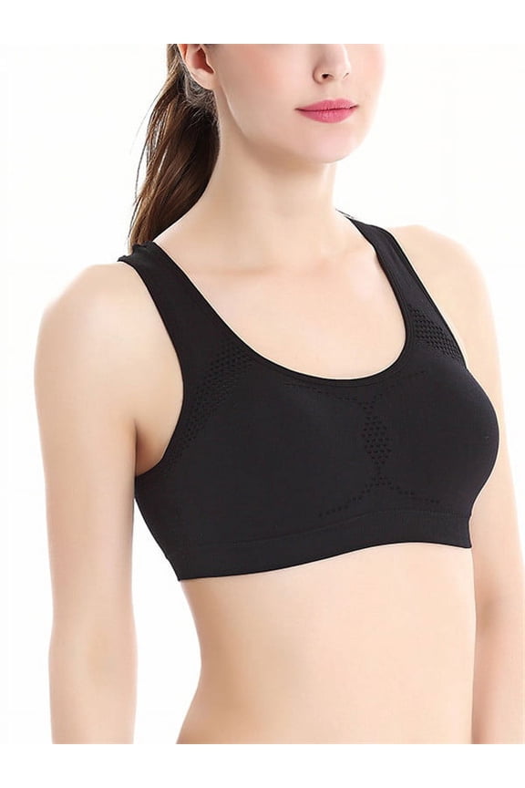 Women' s Bras Seamless Stretch No Rims Breathable Fitness Bra