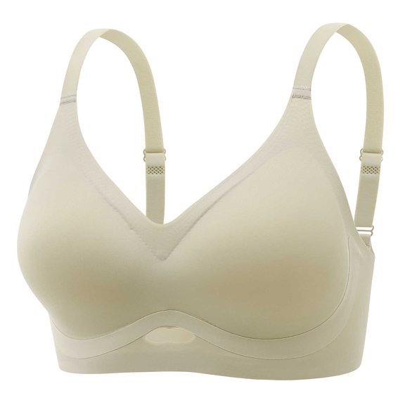 Women's Bras With Underwire Push Up Seamless Thin Without Rims Soft Support Gathered Breathable Underwear Daily Bra.