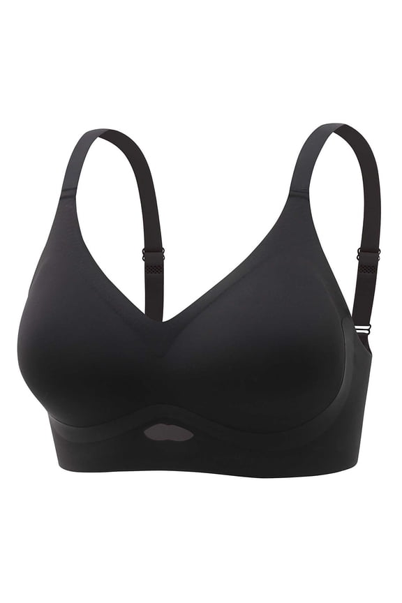 Women's Bras With Underwire Push Up Seamless Thin Without Rims Soft Support Gathered Breathable Underwear Daily Bra.