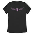 thumbnail image 1 of Women's Bratz Angel Wings Logo Graphic Tee Black Large, 1 of 3