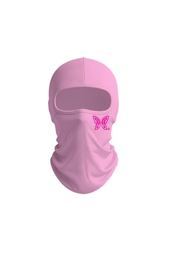 Women's Butterfly Print Balaclava Sun Protection Face Mask for Cycling Running Hiking