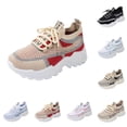 thumbnail image 1 of Women's Breathable Comfortable Sneakers Orthopedic Shoes for Women Lightweight Casual Walking Shoes for Everyday Wear Red 6.5 [EU-37], 1 of 9