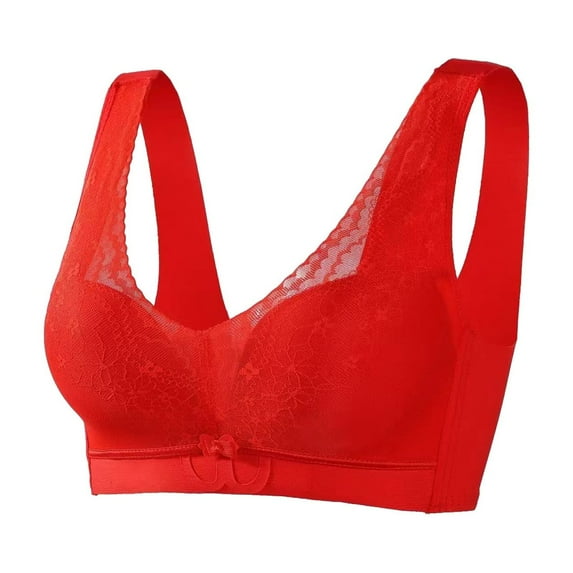 Women's Breathable Cool Small Push Up Sexy Lace Wireless Bra Sports Bra with Padding Low Support Sports Bra Sports Bras for Running Bra 36c Womens Bras Comfortable plus Size Sports Bras for Women with