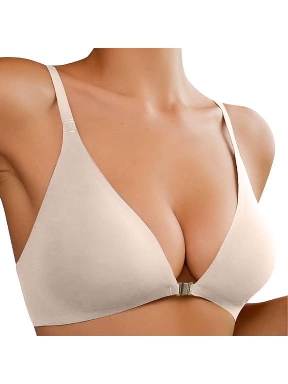 Women's Breathable Front Closure Bra With Wireless Design With A Comfortable Fit Secure Fit For Casual Wear And All Day Wear
