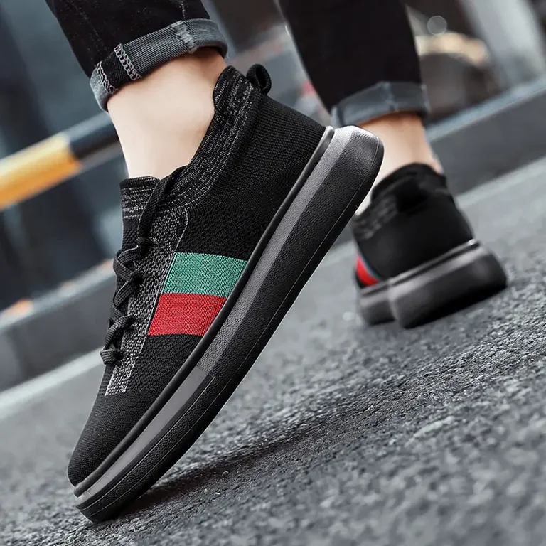 Women‘s Breathable Knit Sneakers Low Top Lace Up Lightweight Casual Shoes  Women‘s Fashion Comfy Shoes