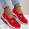 thumbnail image 1 of Women's Breathable Knit Walking Shoes, Soft-Sole Slip-On Comfort Shoes for All-Day Wear, 1 of 7