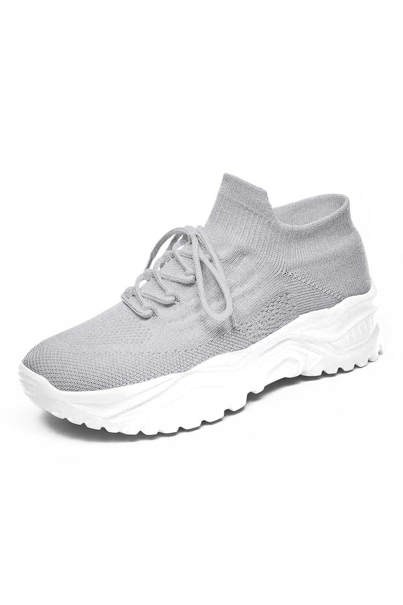 Women's Breathable Mesh Comfortable Casual Soft Sole Running Shoes Purple 37