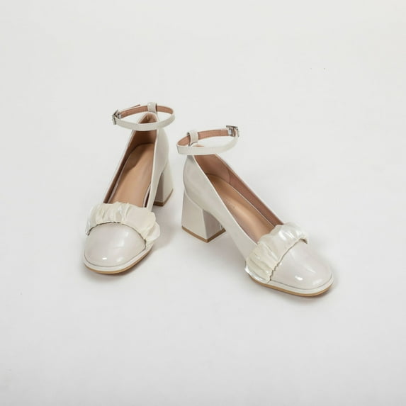 Women's Breathable Mesh Heels, Mary Jane Style, Ankle Buckle