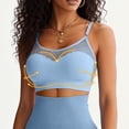 thumbnail image 1 of Women's Breathable Mesh Sports Bra with Comfortable Support and Adjustable Straps, 1 of 8