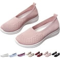thumbnail image 1 of Women's Breathable Mesh surface shoes: Wide-Fit foot arch pad Walking Shoes All-Day Comfort  - Summer Casual Footwear for Standing Work, 1 of 7