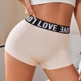 thumbnail image 1 of Women's Breathable Mid Waist Lift Letter Printed Briefs Womens Panties Seamless Postpartum Underwear with Ice Pack Insert Variety Underwear for Women Panties for Women Pack Postpartum Mesh Underwear, 1 of 3