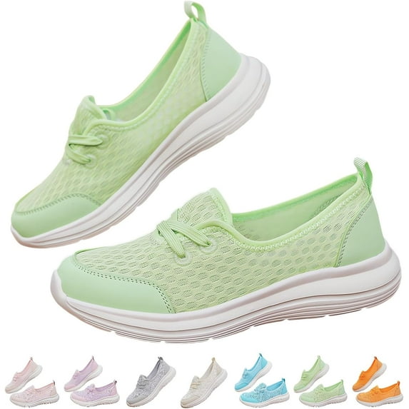 Women’s Quick-Dry Water Shoes, Lightweight Aqua Sneakers with Breathable Mesh, Slip-On Swim Shoes for Beach, Pool, Kayaking, Hiking