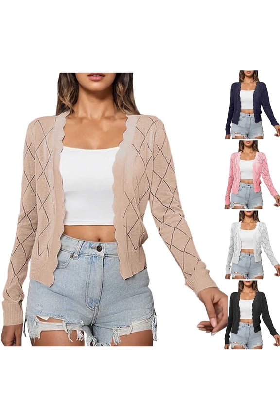 Women's Breathable Tie Front Cardigan Jacket Long Sleeved V Neck Top Blouse Loose Fit Lightweight Summer Beach Cover Up | CSEONE,Black L