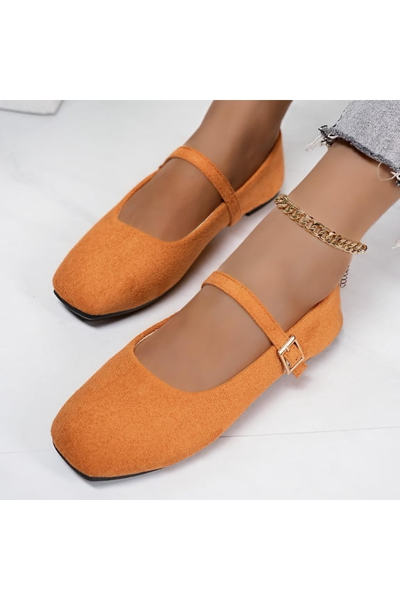 Women's Breathable Vintage Style Leather Loafers, Summer Orthopedic Mesh Non-Slip Slip On Walking Moccasins Lightweight Shoes with Arch Support Orange 6.5