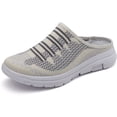 thumbnail image 1 of Women's Breathable Walking Mules Shoes - Lightweight Garden Clogs Casual Mesh Sneakers Open Back Slip-on House Shoes, 1 of 6