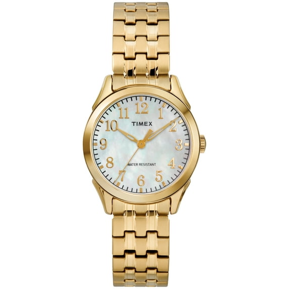 Women's Briarwood Gold-Tone/MOP Watch, Stainless Steel Expansion Band